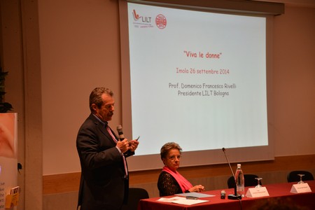 L'interevnto del prof Rivelli - Presidente LILT Bologna